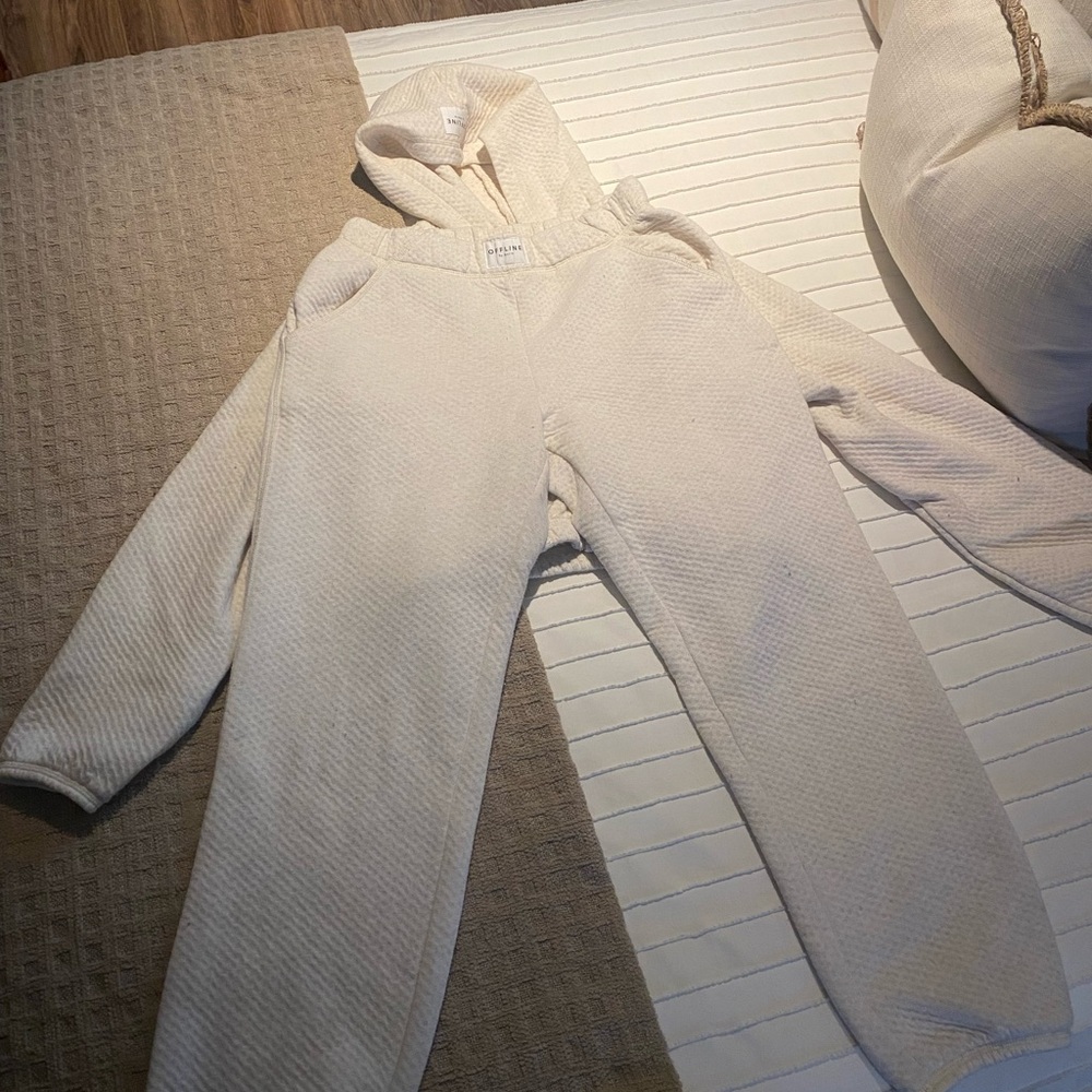 Cozy Cream Hooded matching set